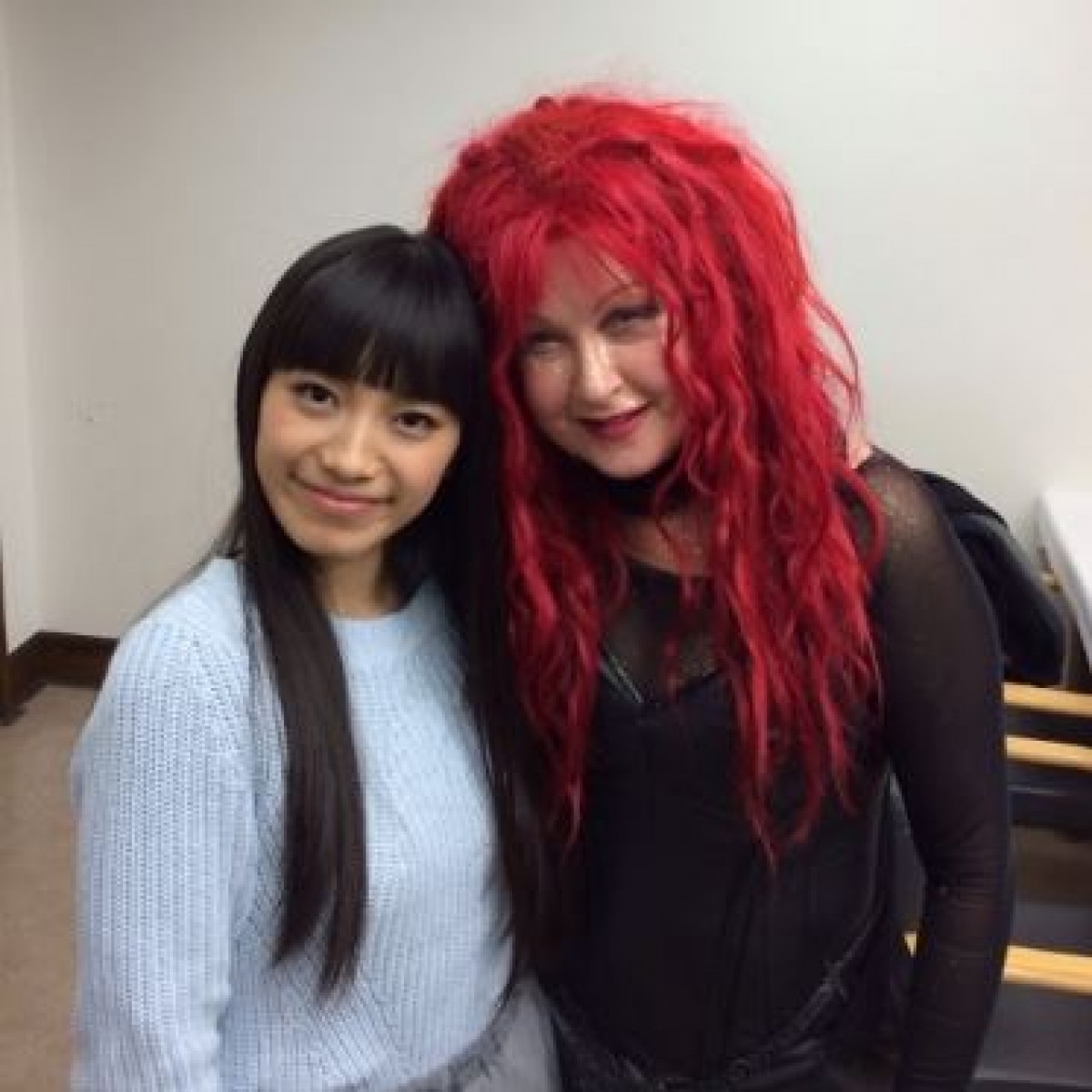 Miwa 憧れのシンディ ローパーとの2ショット公開 いつか共演できますように 2015年1月21日 エンタメ ニュース クランクイン