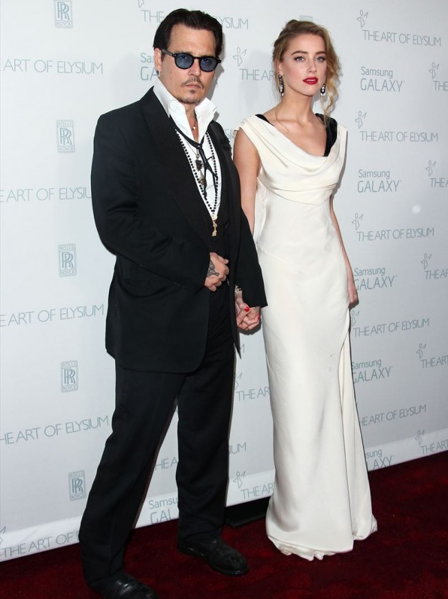 ジョニー・デップ＆アンバー・ハード　Johnny Depp＆Amber Heard