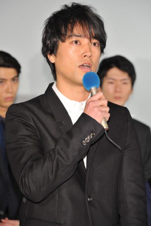 ドラマスペシャル『永遠の0』制作発表記者会見に登場した桐谷健太