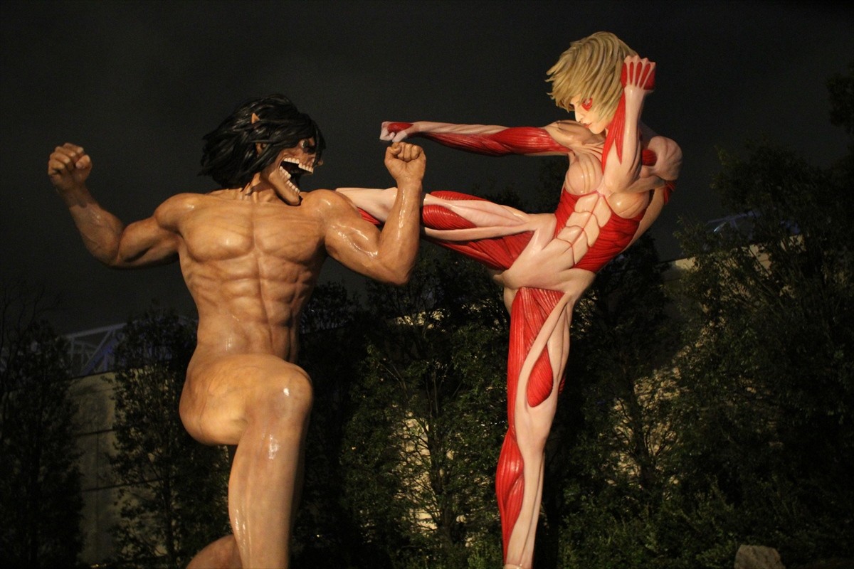 USJ『進撃の巨人』アトラクションに行ってみた　等身大“捕食巨人”との2ショットも