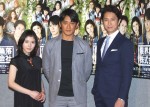 松岡茉優、反町隆史、谷原章介、『限界集落株式会社』試写会会見にて