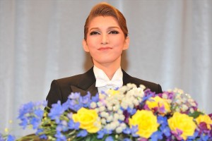 朝夏まなと、ミュージカル『TOP HAT』制作発表会にて