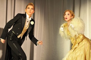 朝夏まなと、実咲凜音、ミュージカル『TOP HAT』制作発表会にて