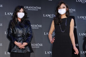 ざわちん、ランコム「グランディオーズ」発売記念イベントにて