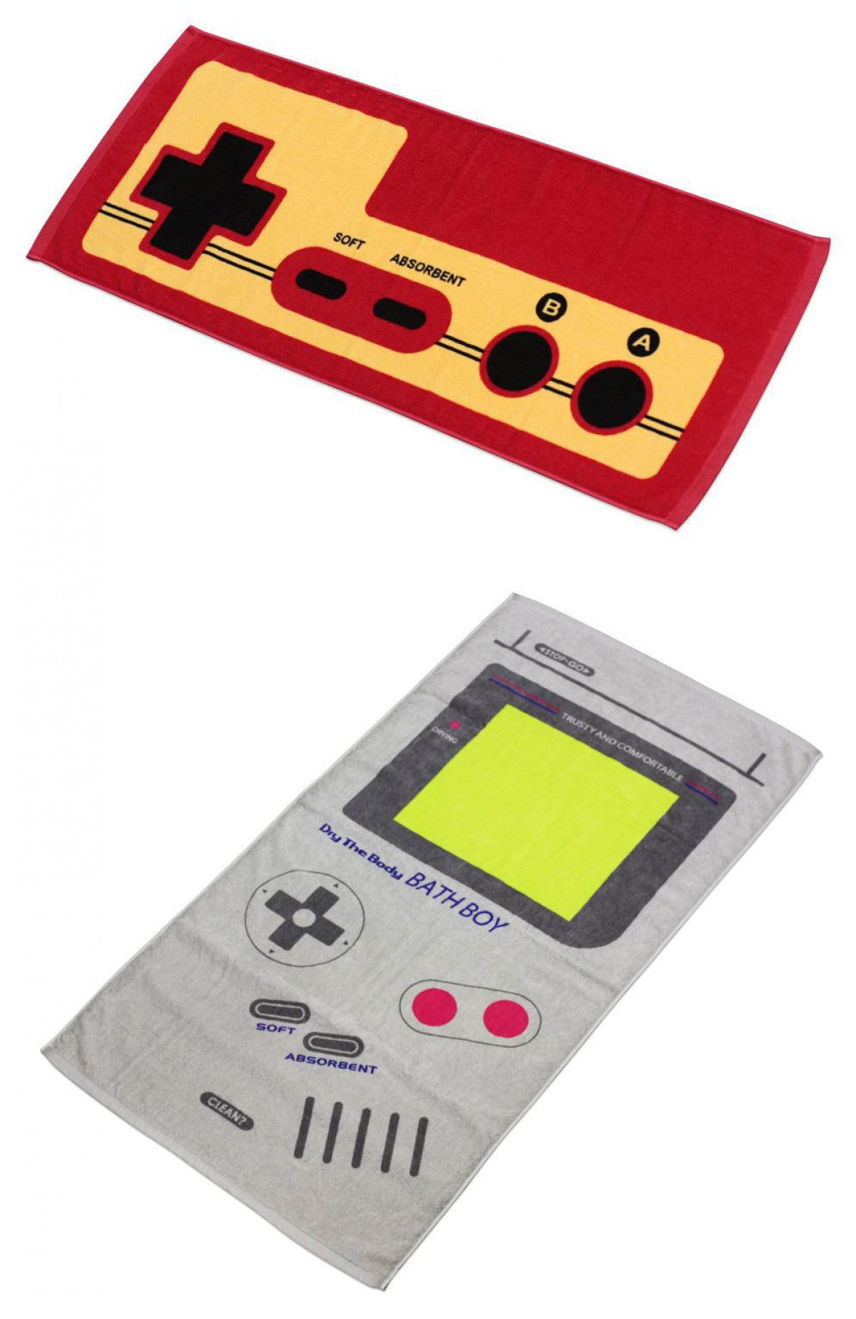 「ファミコン」「ゲームボーイ」が高品質タオルに!