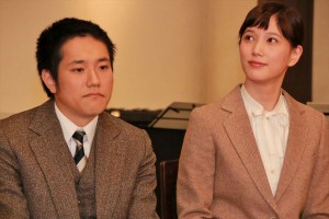 松山ケンイチ、本田翼、NHKドラマ『紅白が生まれた日』取材会にて