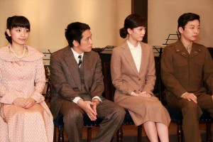 NHKドラマ『紅白が生まれた日』取材会の様子