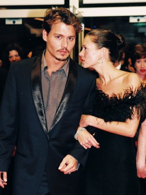 交際当時のジョニー・デップとケイト・モス