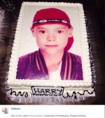 「1D」ハリー・スタイルズ誕生日パーティでのケーキ