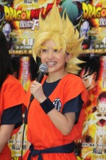 映画『ドラゴンボールZ　復活の「F」』豆まきイベントに登場した百田夏菜子