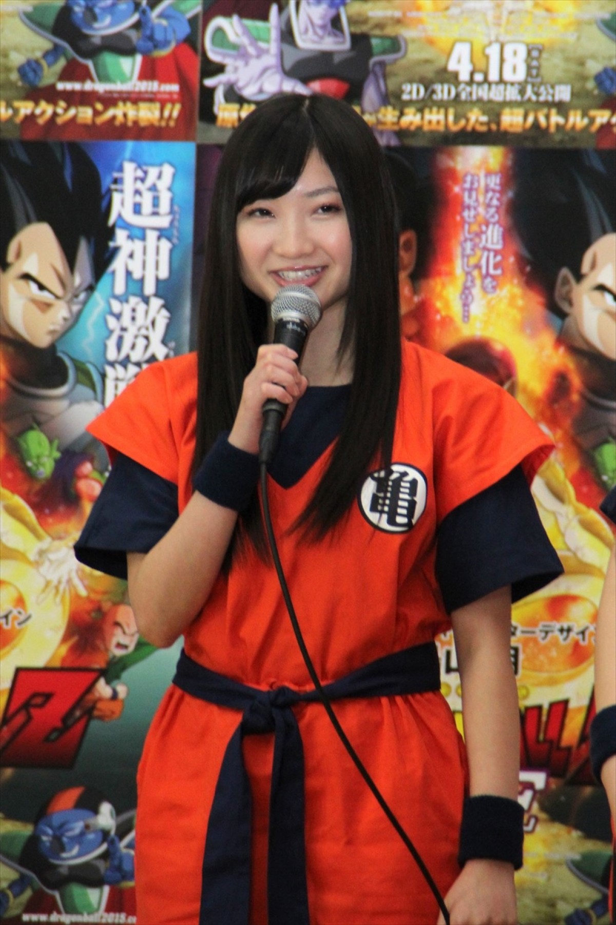 ももクロ、映画『ドラゴンボールZ』ゲスト声優に　“亀仙流道着”でイベント登場
