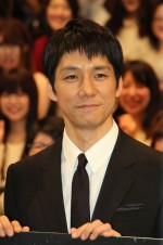 「1月クールドラマから選ぶ！バレンタイン本命チョコを渡したい俳優は？」　3位：西島秀俊（※『流星ワゴン』完成披露特別試写会の模様）