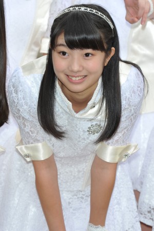 ニューシングルヒット祈願イベントに登場したアンジュルム・相川茉穂