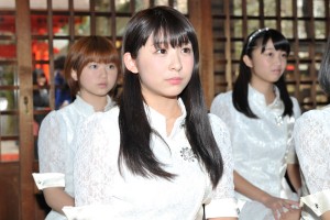 ニューシングルヒット祈願イベントに登場したアンジュルム