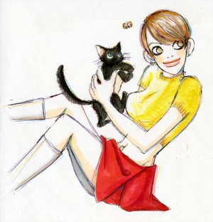 『チワワちゃん』カバー原画