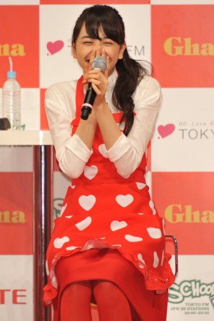 松井愛莉、「ガーナで手作りバレンタイン集中講座」に出席