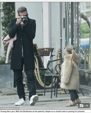 娘ハーパーといると顔がほころぶ、デヴィッド・ベッカム