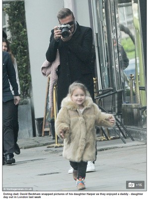 娘ハーパーといると顔がほころぶ、デヴィッド・ベッカム
