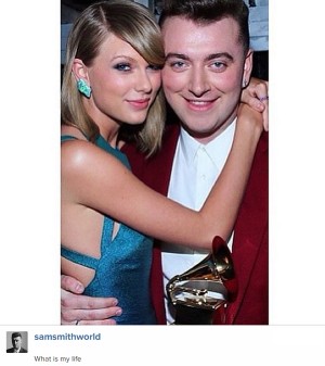 「第57回グラミー賞」の様子を投稿した、サム・スミス