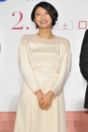 『娚の一生』先行上映イベントに登壇した榮倉奈々