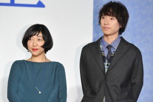 『娚の一生』先行上映イベントに登壇した安藤サクラ、落合モトキ