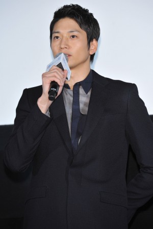 『娚の一生』先行上映イベントに登壇した向井理