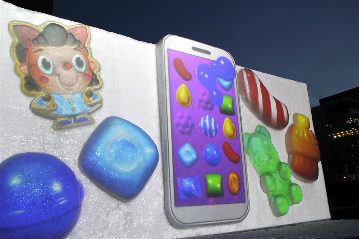 人気ゲーム「キャンディークラッシュソーダ」が「さっぽろ雪まつり」に出展!