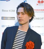「第69回毎日映画コンクール」新人賞授賞式に出席した登坂広臣