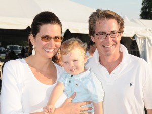 カイル・マクラクラン、妻のデジレ・グルーバー＆息子と一緒に（2010年7月）