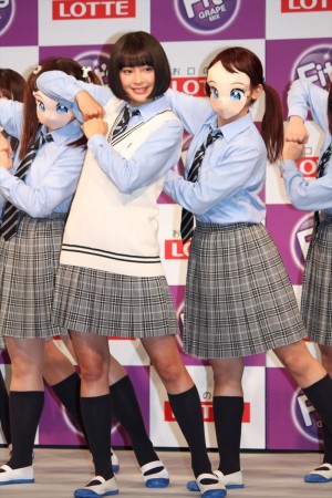 広瀬すず、「Fit’s」新CM発表会にて