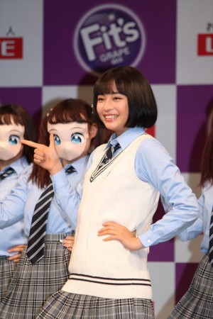 広瀬すず、「Fit’s」新CM発表会にて