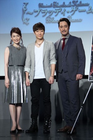 ミュージカル「シャーロック ホームズ2～ブラッディ・ゲーム～」製作発表会見の様子