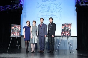 ミュージカル「シャーロック ホームズ2～ブラッディ・ゲーム～」製作発表会見の様子