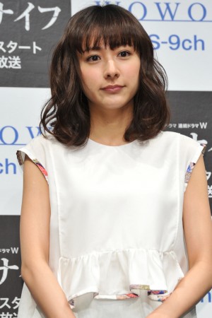 藤本泉、『連続ドラマW 天使のナイフ』制作発表記者会見にて