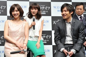 連続ドラマW『天使のナイフ』制作発表記者会見の様子