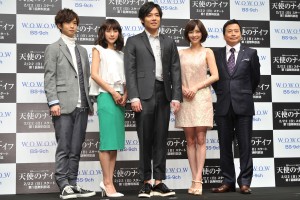 連続ドラマW『天使のナイフ』制作発表記者会見の様子