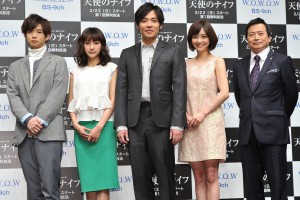 連続ドラマW『天使のナイフ』制作発表記者会見の様子