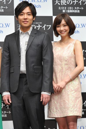 連続ドラマW『天使のナイフ』制作発表記者会見の様子