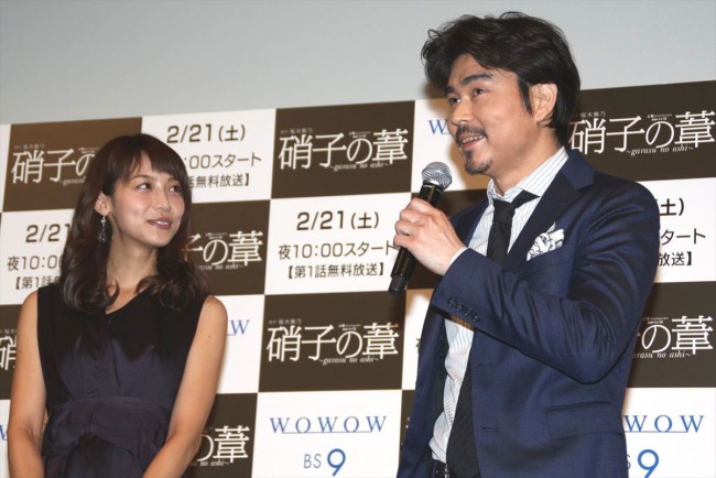 連続ドラマW『硝子の葦』完成披露試写イベント　20150220