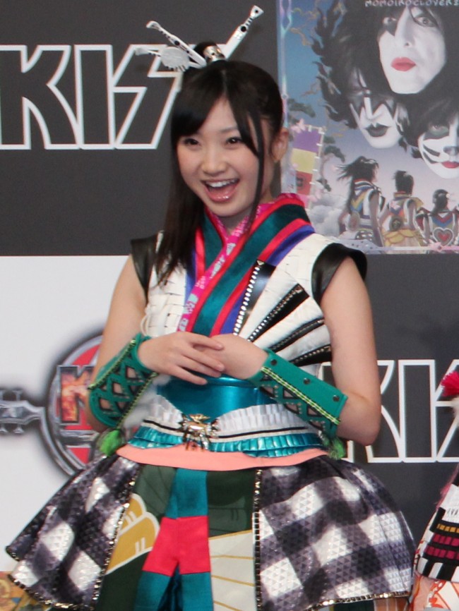 KISS来日会見20150221、ももいろクローバーZ　有安杏果