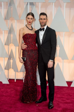 アダム・レヴィーン、第87回アカデミー賞レッドカーペットにて