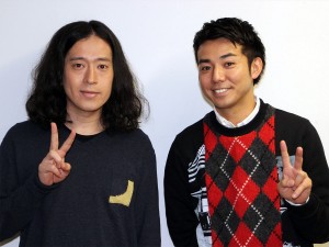 Dlife『ラジオな2人』でMCを務める、ピースの綾部祐二と又吉直樹