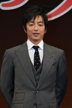 『風に立つライオン』完成披露試写会に出席した大沢たかお