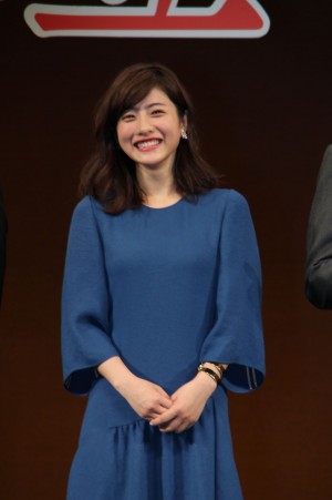 『風に立つライオン』完成披露試写会に出席した石原さとみ