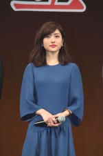 風に立つライオン』完成披露試写会に出席した石原さとみ