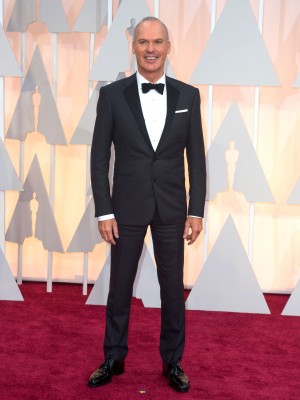 マイケル・キートン、第87回アカデミー賞レッドカーペットにて