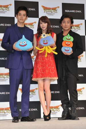 『ドラゴンクエストヒーローズ』完成披露発表会の様子