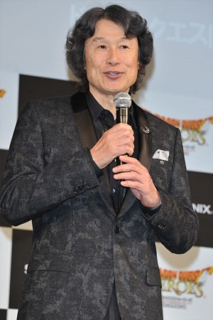 シブサワ・コウ、『ドラゴンクエストヒーローズ』完成披露発表会にて