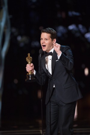 グレアム・ムーア、第87回アカデミー賞脚色賞を受賞した時のスピーチの様子