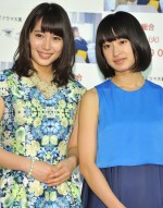 広瀬アリス、門脇麦、『佐知とマユ』取材会にて